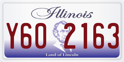 IL license plate Y602163