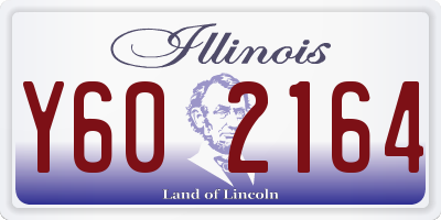 IL license plate Y602164