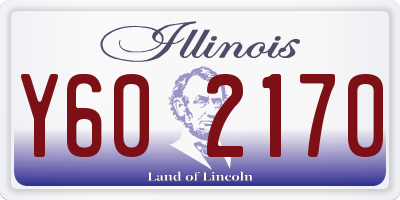 IL license plate Y602170
