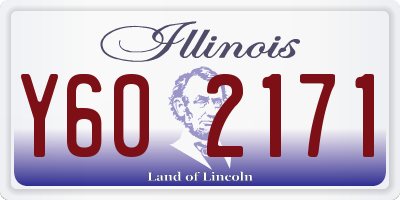 IL license plate Y602171