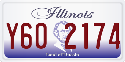 IL license plate Y602174
