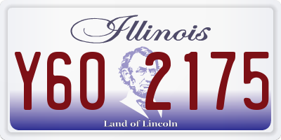 IL license plate Y602175