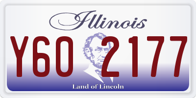 IL license plate Y602177