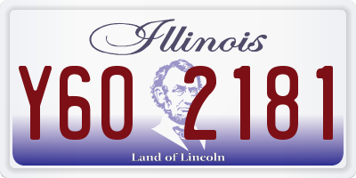 IL license plate Y602181