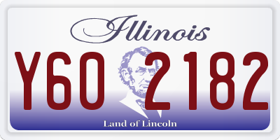 IL license plate Y602182
