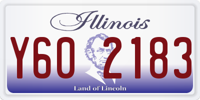 IL license plate Y602183