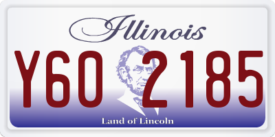 IL license plate Y602185
