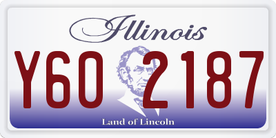 IL license plate Y602187
