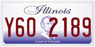 IL license plate Y602189