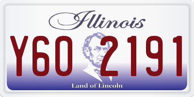 IL license plate Y602191