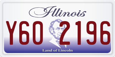 IL license plate Y602196