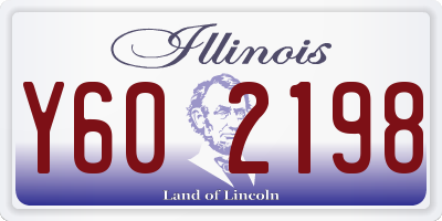 IL license plate Y602198