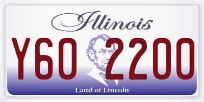 IL license plate Y602200