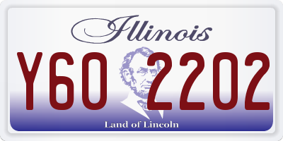 IL license plate Y602202