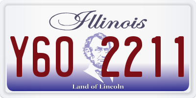 IL license plate Y602211