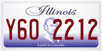 IL license plate Y602212
