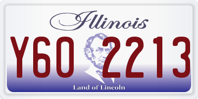 IL license plate Y602213