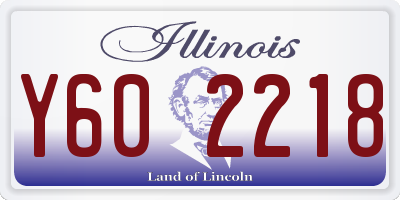 IL license plate Y602218
