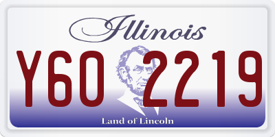 IL license plate Y602219