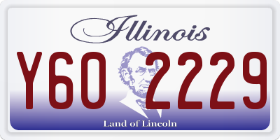 IL license plate Y602229