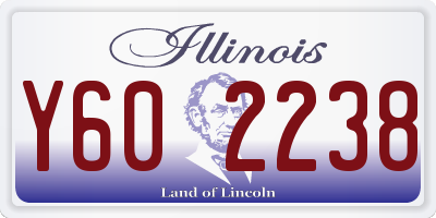 IL license plate Y602238