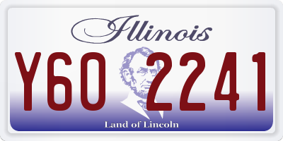 IL license plate Y602241