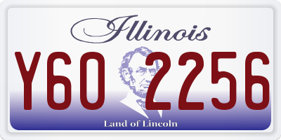 IL license plate Y602256