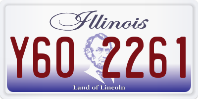 IL license plate Y602261