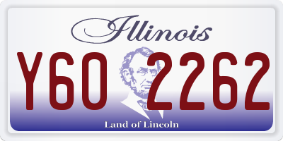 IL license plate Y602262