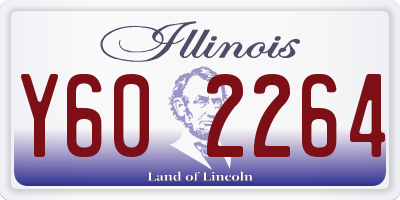 IL license plate Y602264