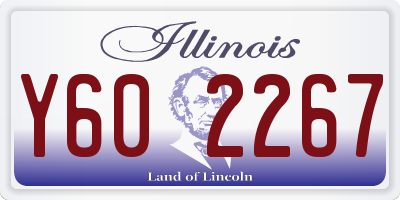 IL license plate Y602267