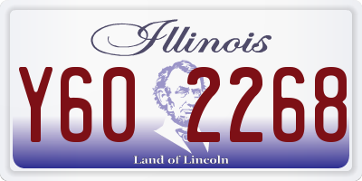IL license plate Y602268