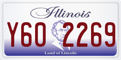 IL license plate Y602269