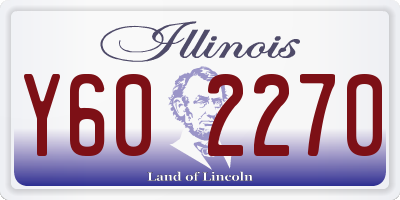 IL license plate Y602270