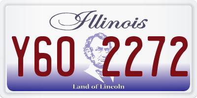 IL license plate Y602272