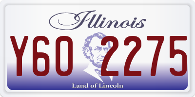 IL license plate Y602275
