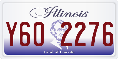 IL license plate Y602276