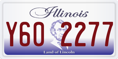 IL license plate Y602277