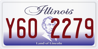 IL license plate Y602279