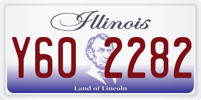 IL license plate Y602282