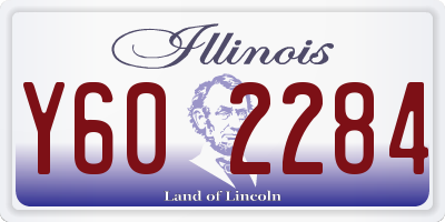 IL license plate Y602284
