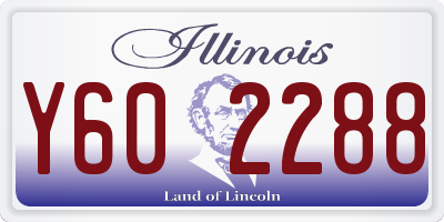 IL license plate Y602288
