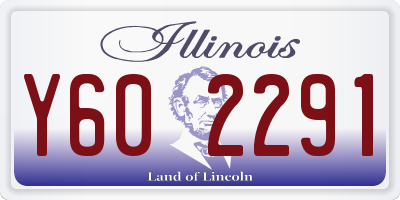 IL license plate Y602291