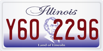 IL license plate Y602296