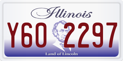 IL license plate Y602297