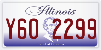 IL license plate Y602299