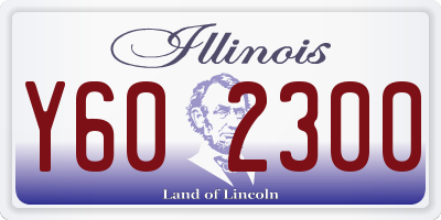 IL license plate Y602300