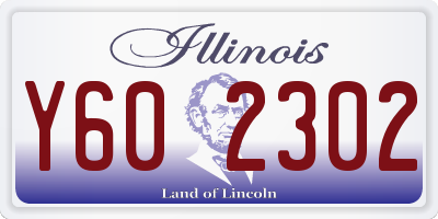 IL license plate Y602302