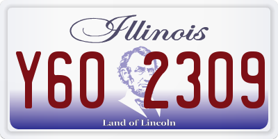 IL license plate Y602309