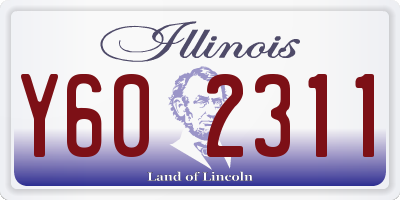 IL license plate Y602311